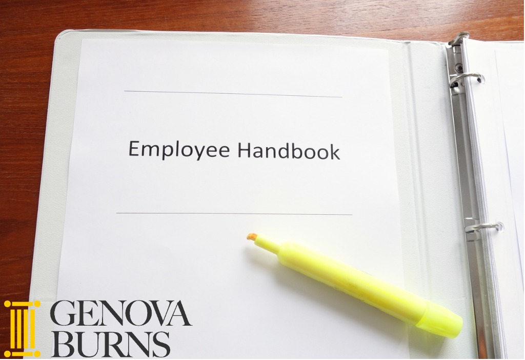 Employee Handbook with highlighter